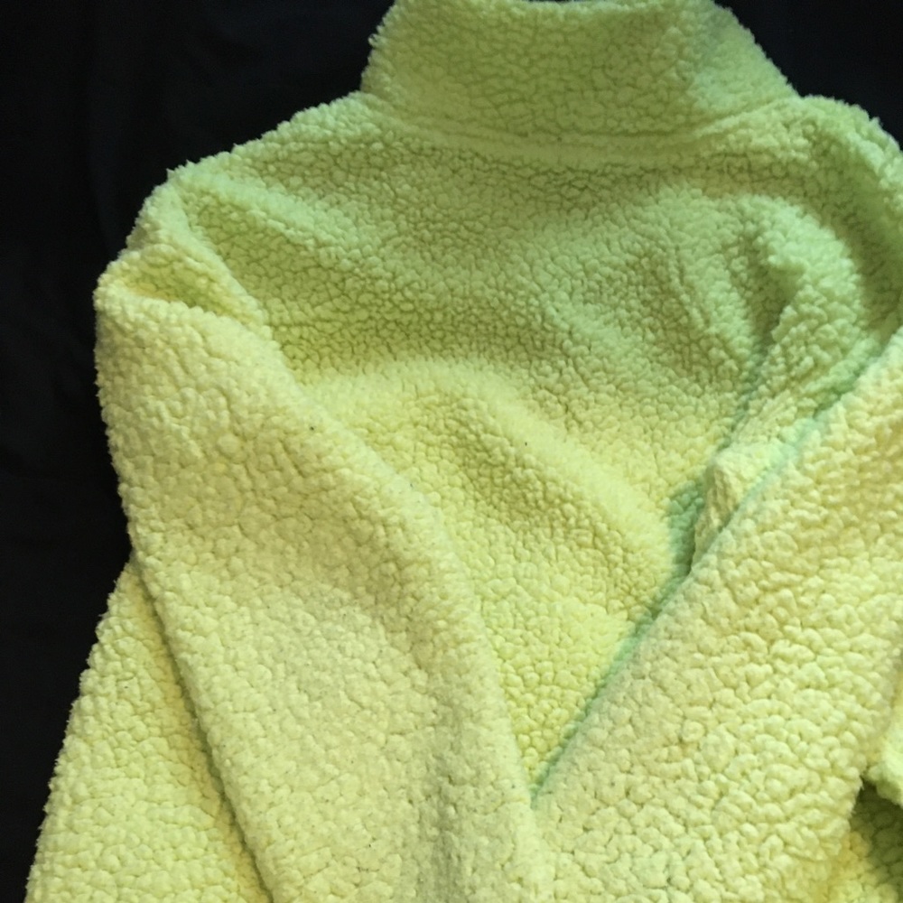 Lime/Yellow Furry Jacket